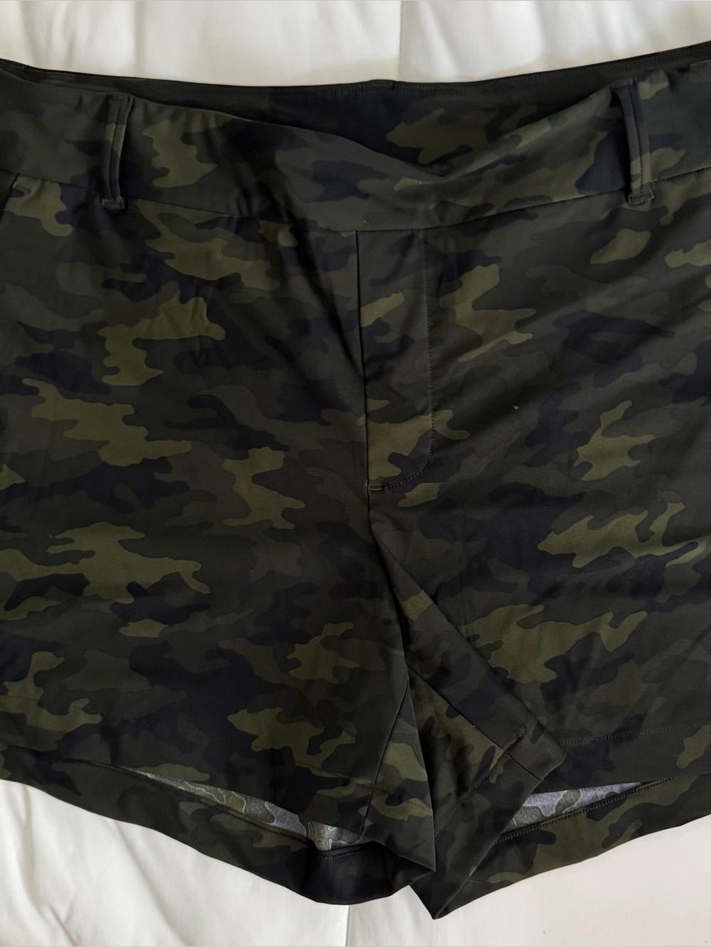 SPANX Shorts- Olive Green camo